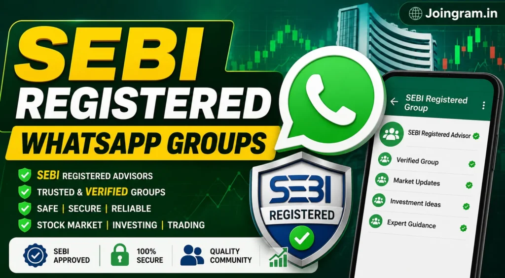 SEBI Registered Whatsapp Groups