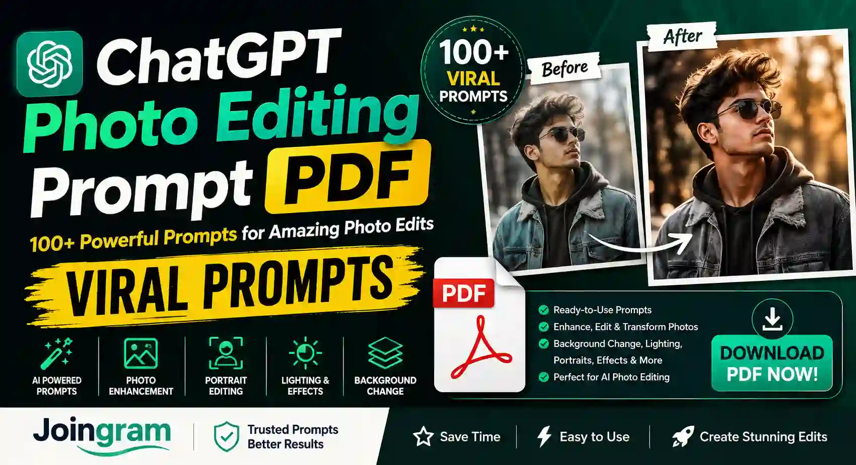 ChatGPT Photo Editing Prompt PDF